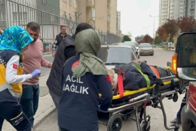 Talihsiz işçi iskelenin devrilmesi sonucu yaralandı