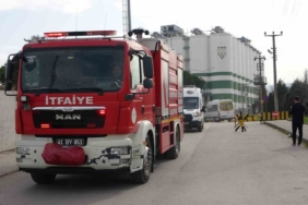 TMO’da çıkan yangın ekipleri harekete geçirdi