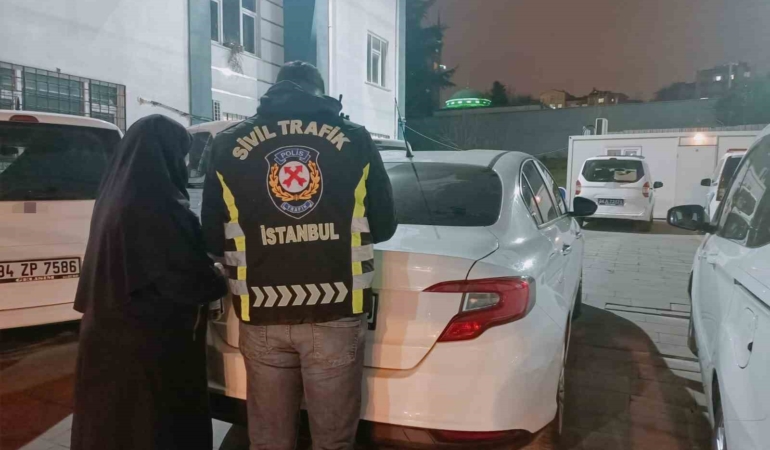 Ters yönde ilerleyen kadın sürücüye 9 bin 267 TL trafik idari para cezası