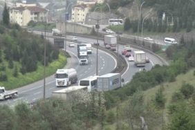 Otoyolda bayram tatili dolayısıyla akıcı yoğunluk başladı