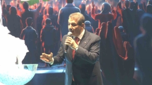 Esenler Belediye Başkanı Tevfik Göksu, Kadir Gecesi’nde "10 Bin Hatim, 100 Bin Dua" programında konuştu