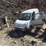 Şarampole yuvarlanan sürücü hayatını kaybetti