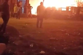 Bursa’da boş baraka alevlere teslim oldu