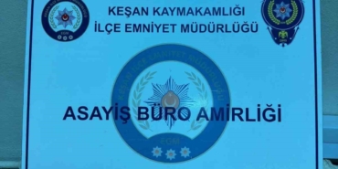 Keşan’da 11 adet uyuşturucu hap ele geçirildi