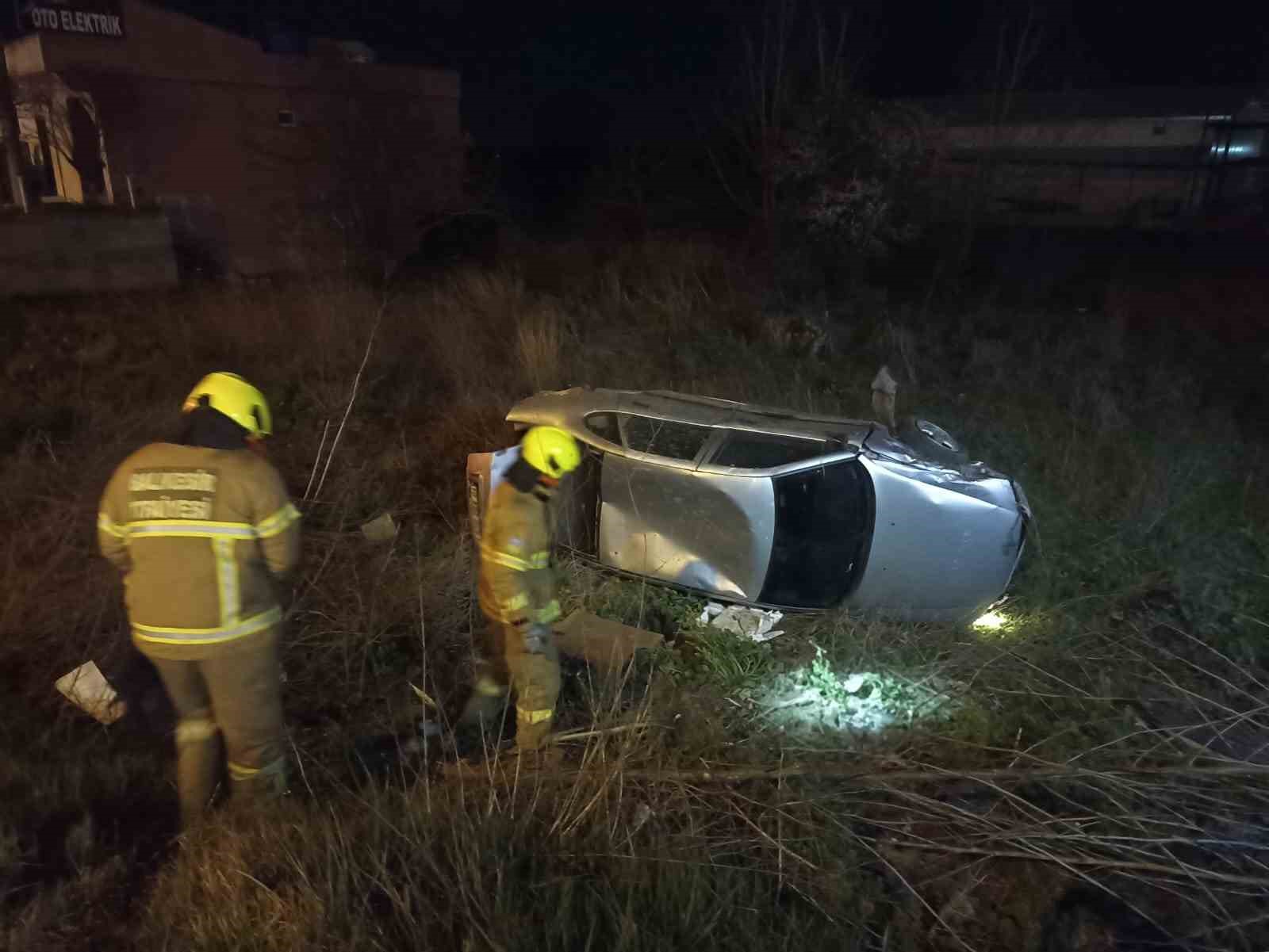 Balıkesir’de trafik kazası: Otomobil sürücüsü ağır yaralandı