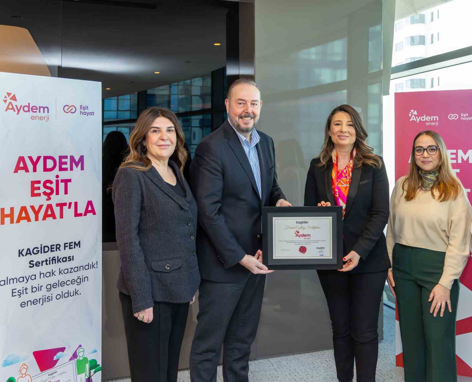 Aydem Enerji’ye FEM sertifikası