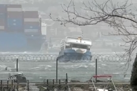 Denizde korku dolu anlar
