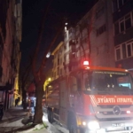 Kartal’da 6 katlı binada korkutan yangın