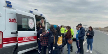 Ergene’de trafik kazası: 3 yaralı