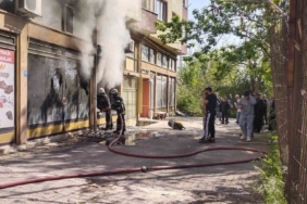 Çorlu’da işyeri yangını