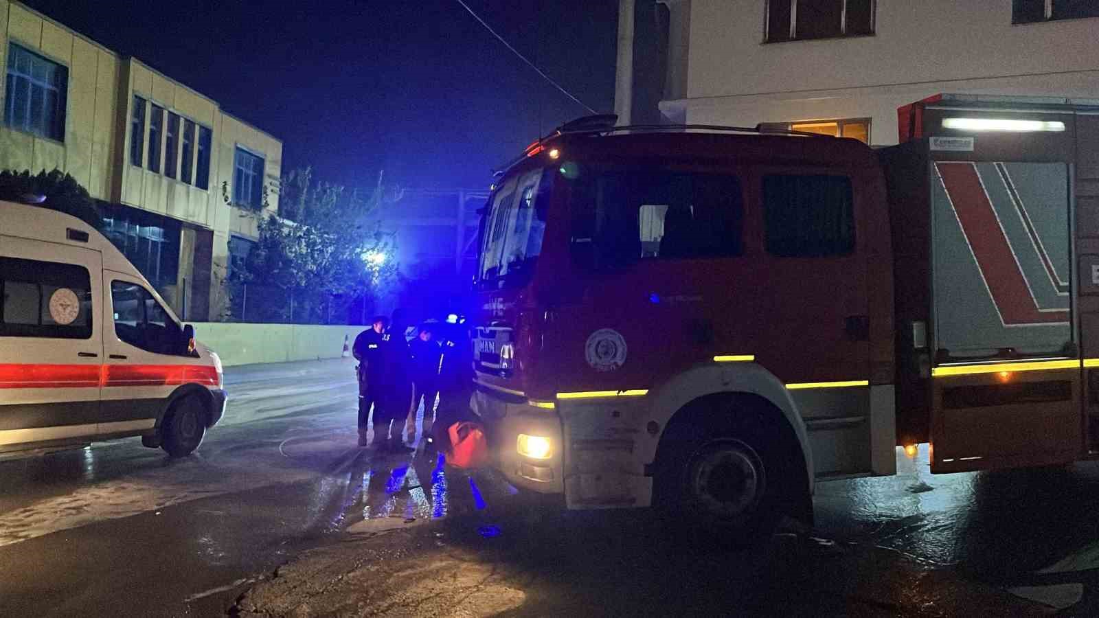 Fabrikada yangın paniği