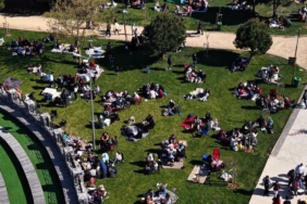 Depremin ardından vatandaşlar Pendik Korusu’na akın etti