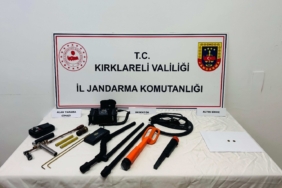 Kırklareli merkezli 3 ilde kaçak kazı operasyonu: 14 gözaltı