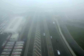 Beylikdüzü’nde sis etkili oldu