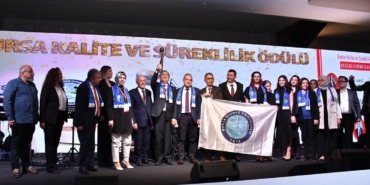 Gemlik Asım Kocabıyık MYO’ya"kalitede süreklilik" ödülü