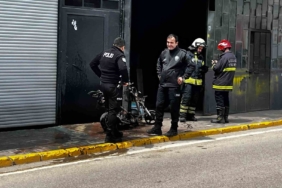Tamir sırasında yangın çıktı: Geriye iskeleti kaldı
