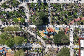 Bahçelievler’de vatandaşlar parklara akın etti