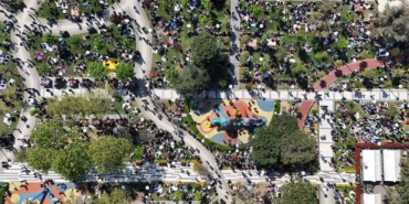 Bahçelievler’de vatandaşlar parklara akın etti