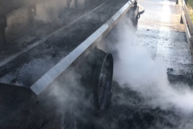 TEM’de seyir halindeki tırda yangın çıktı