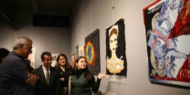 Alaca dokuma sergisi, müzede sergilendi