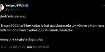 THY’de yeni tavan fiyat