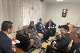 Osmaneli’nde şehit aileleri ve gazilere anlamlı ziyaret