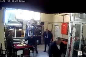 Ataşehir’de kıraathanede deprem paniği kamerada: ‘Kaçma, dur’