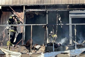 İş yerinde yangın paniği: 1 kişi dumandan etkilendi