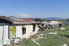 Bilecik’te işçilerin kaldığı konteynerde yangın