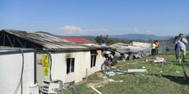 Bilecik’te işçilerin kaldığı konteynerde yangın