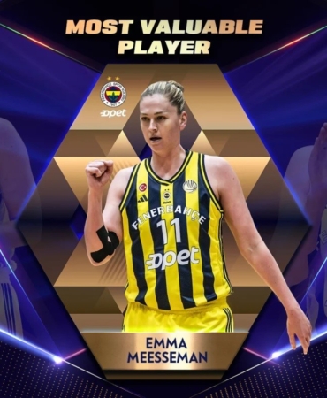 Kadınlar Euroleague’de sezonun MVP’si üst üste 3. kez Emma Meesseman