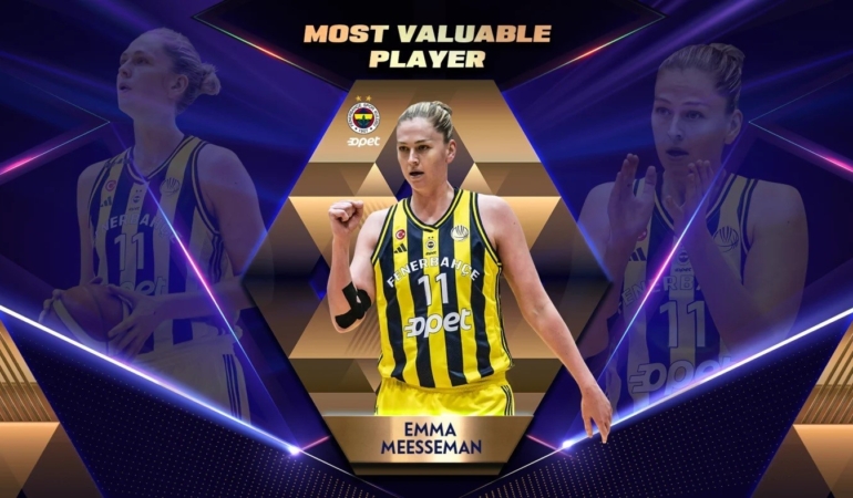 Kadınlar Euroleague’de sezonun MVP’si üst üste 3. kez Emma Meesseman