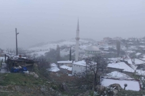Osmaneli’nin yüksek kesimlerde kar yağışı etkili oldu