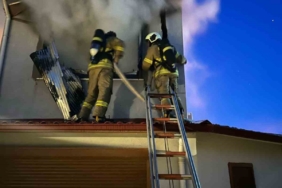 Ayvalık’ta açık unutulan elektrikli ısıtıcı yangın çıkarttı