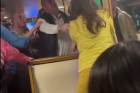 Büyükada vapurunda kadın yolcuların kavgası kamerada