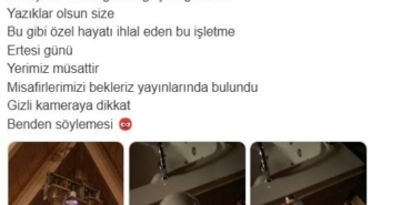 Bungalovdaki gizli kamera skandalında flaş gelişme