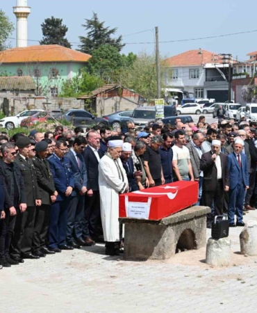 Motosiklet kazasında hayatını kaybeden astsubay son yolculuğuna uğurlandı
