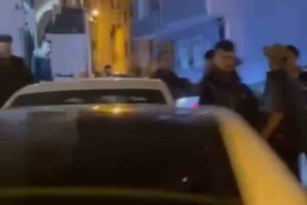 Sokağı boks ringine çevirdiler, o anlar kamerada