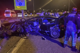 Bursa otobanda feci kaza: 1 ölü 3 yaralı