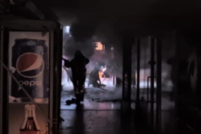 Sultangazi’de ayakkabı mağazasında yangın