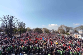 İstanbul’da Filistin’e destek yürüyüşü yapıldı