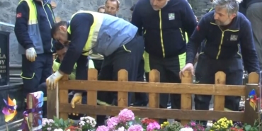 İtalyan şefin oğlu Mattia Ahmet Minguzzi’nin tahrip edilen mezarı onarıldı