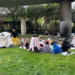 Depremin ardından vatandaşlar park ve bahçeleri doldurdu