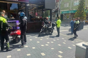 Bandırma’da yaya alanlarında motosiklet alarmı