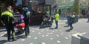 Bandırma’da yaya alanlarında motosiklet alarmı