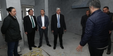 Başkan Ömeroğlu çalışmaları yerinde inceledi
