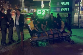 Yaya geçidinden geçen kadına otomobil çarptı