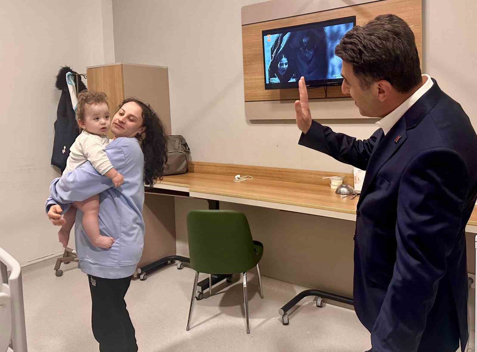 Bozüyük’te tedavi gören vatandaşlara moral ziyareti