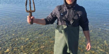 İznik Gölü’nden Poseidon Mızrağı çıktı