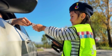 Minik jandarmalar iş başında: İzleyenlerin tüyleri diken diken oldu